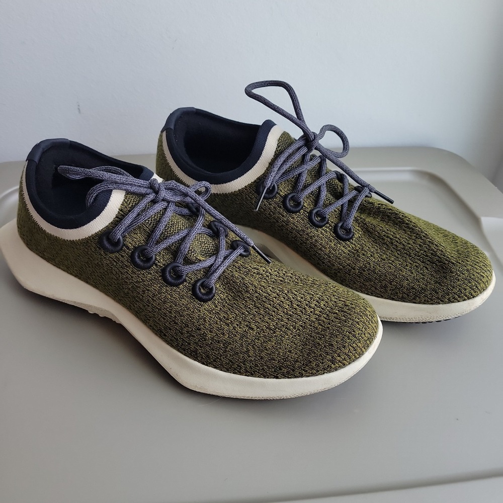 Allbirds Tree Dasher 2 (TD2) Men's Size 13 Chasm Green Cream Running Shoes